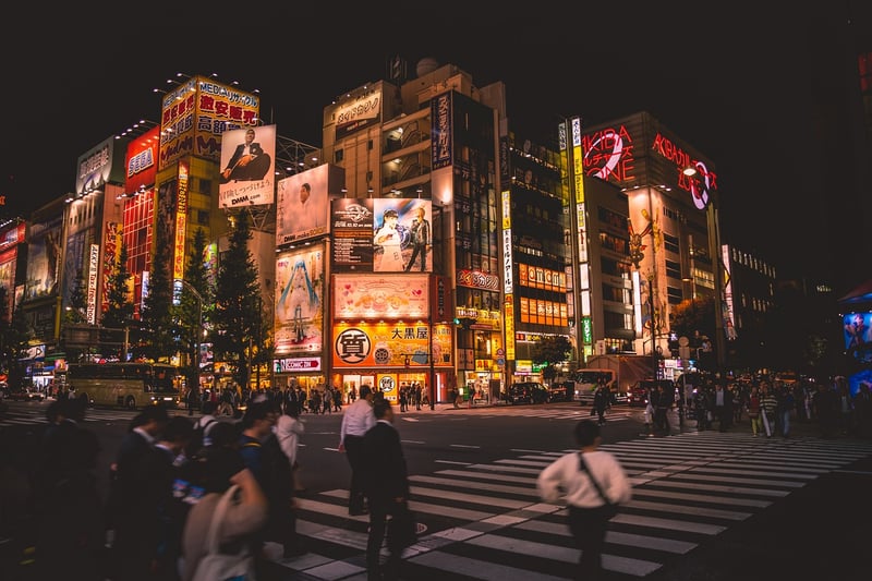 Tokyo futuristic skyline